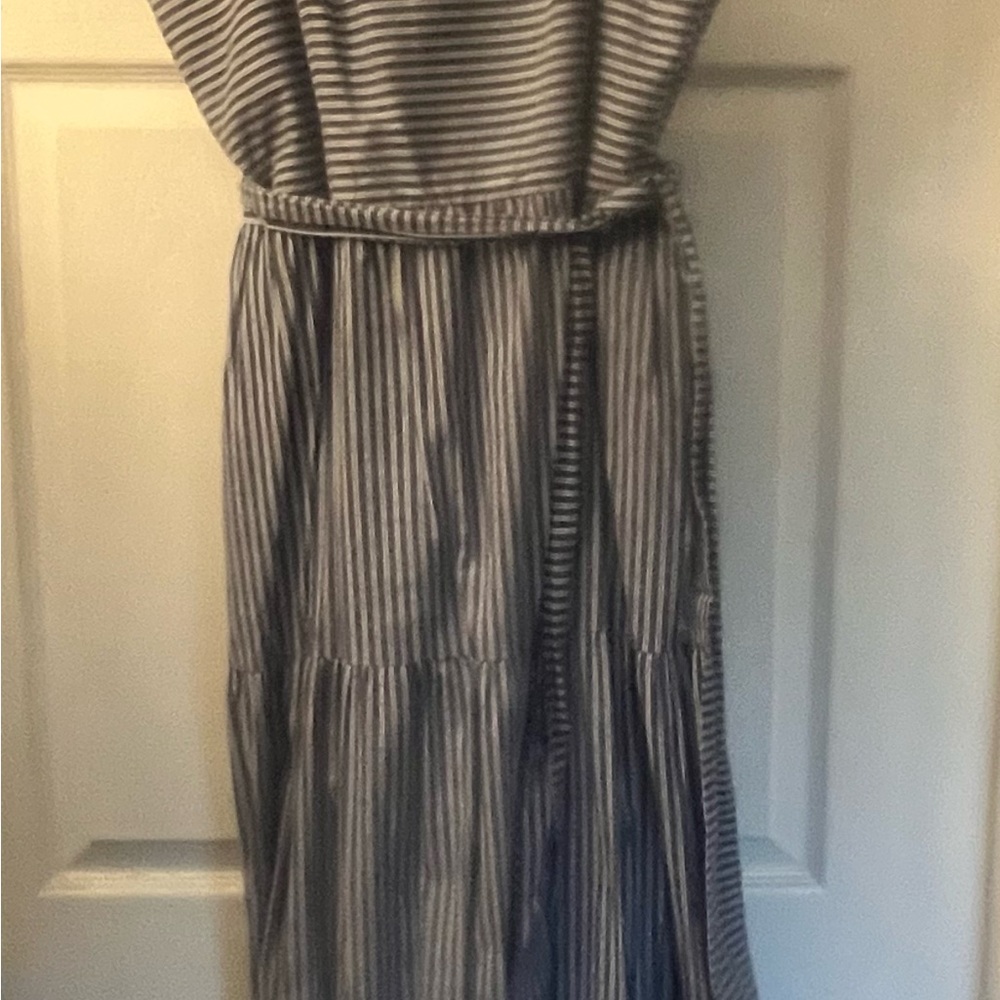 Striped Blue Dress